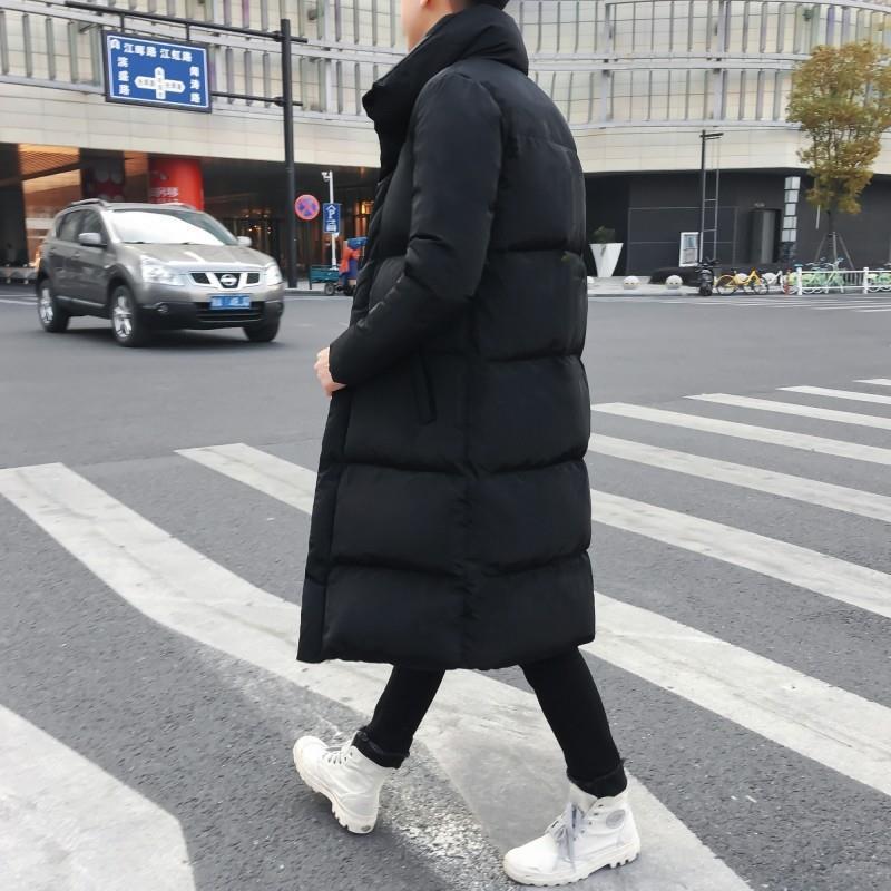 Over the knee down jacket men's long coat