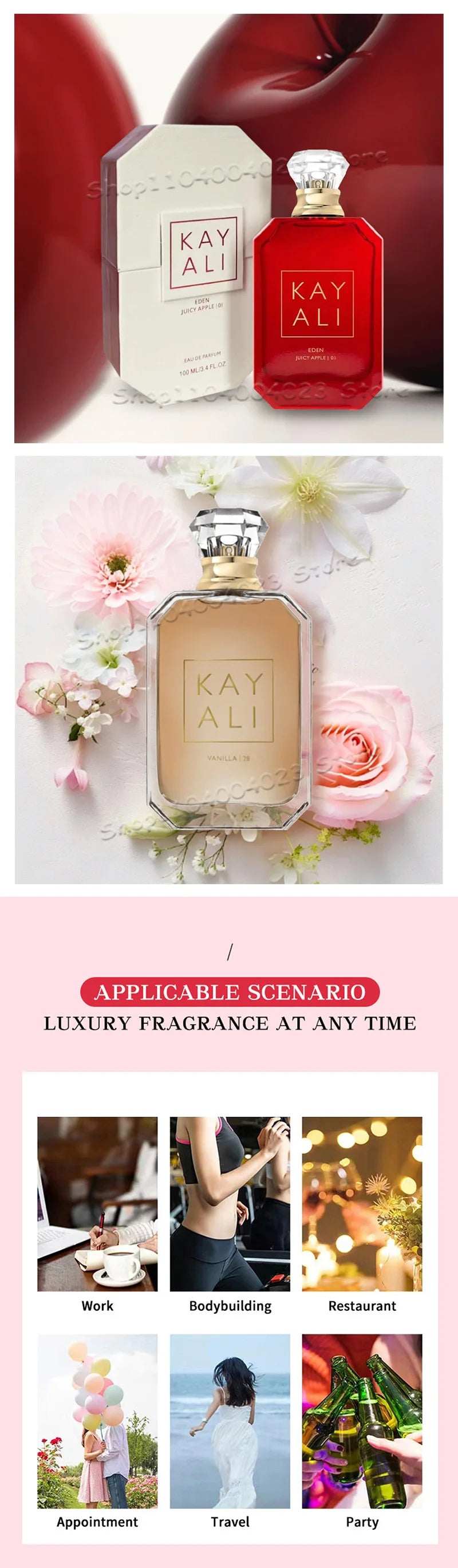 100ML KAYALI 48 Perfume Vanilla Candy Rock Sugar Eau de Parfum For Unisex Original Arabic Perfume Middle Eastern Brand Perfumes