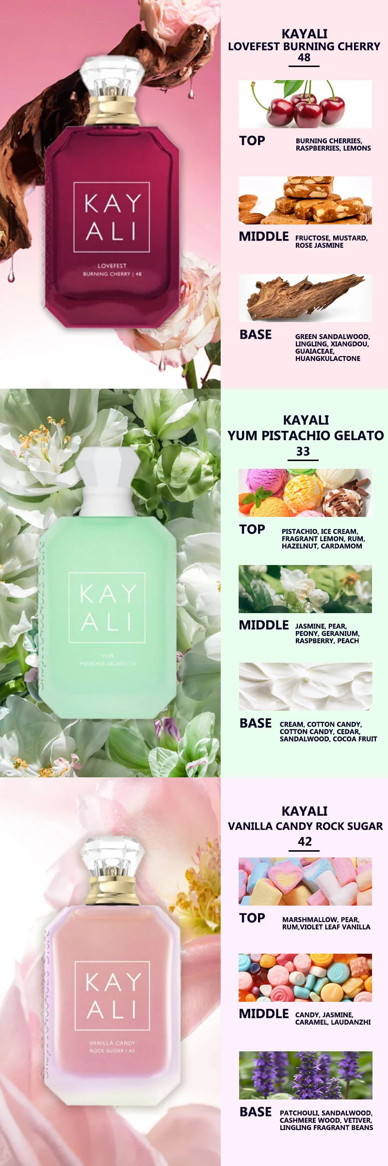 100ML KAYALI 48 Perfume Vanilla Candy Rock Sugar Eau de Parfum For Unisex Original Arabic Perfume Middle Eastern Brand Perfumes