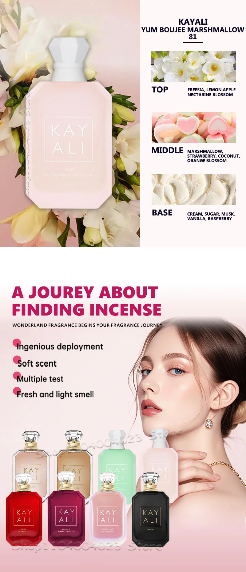 100ML KAYALI 48 Perfume Vanilla Candy Rock Sugar Eau de Parfum For Unisex Original Arabic Perfume Middle Eastern Brand Perfumes