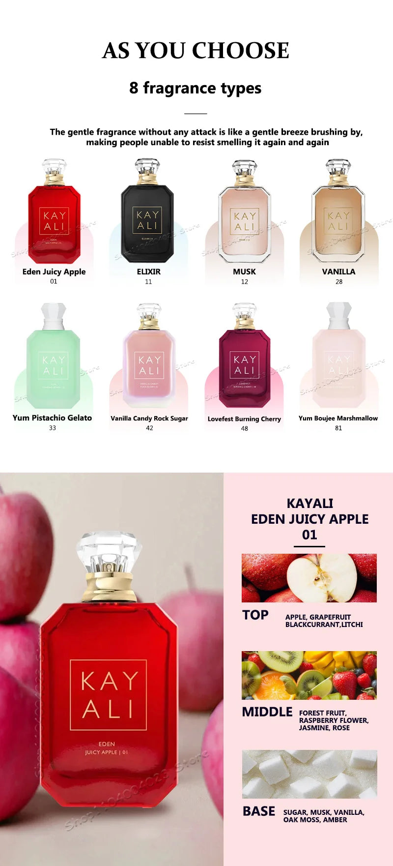 100ML KAYALI 48 Perfume Vanilla Candy Rock Sugar Eau de Parfum For Unisex Original Arabic Perfume Middle Eastern Brand Perfumes