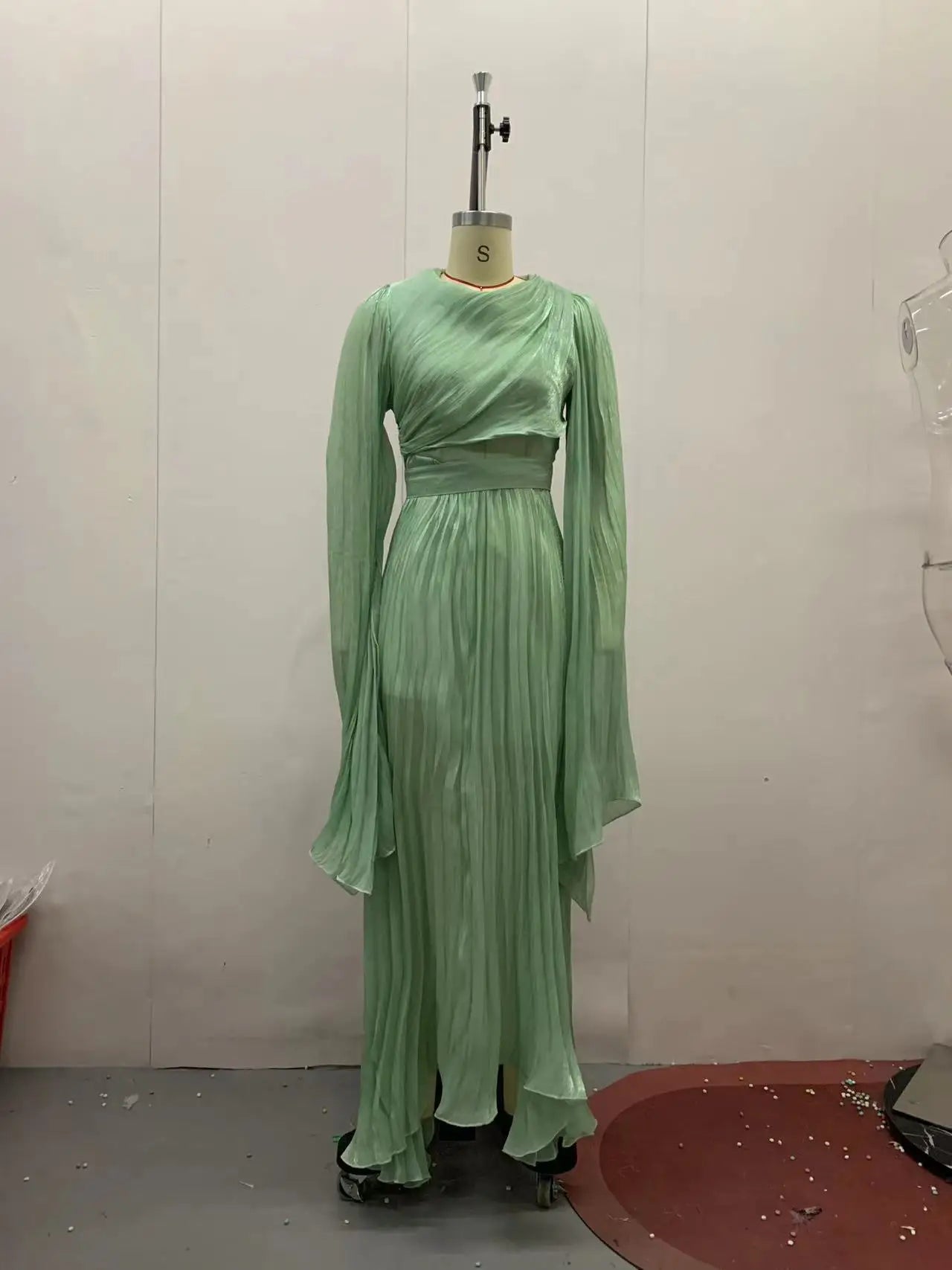 Jalabiya Eid Muslim Abaya for Women Party Pleated Dress Ramadan Abayas Kaftan Arab Morocco Dubai Islam Vestidos Long Robe