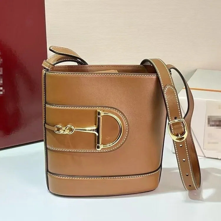 Chic Messenger Bag For Ladies, Popular Classic Elegant Leather Handbags, Designed By Luxury Brand And Famous Designer