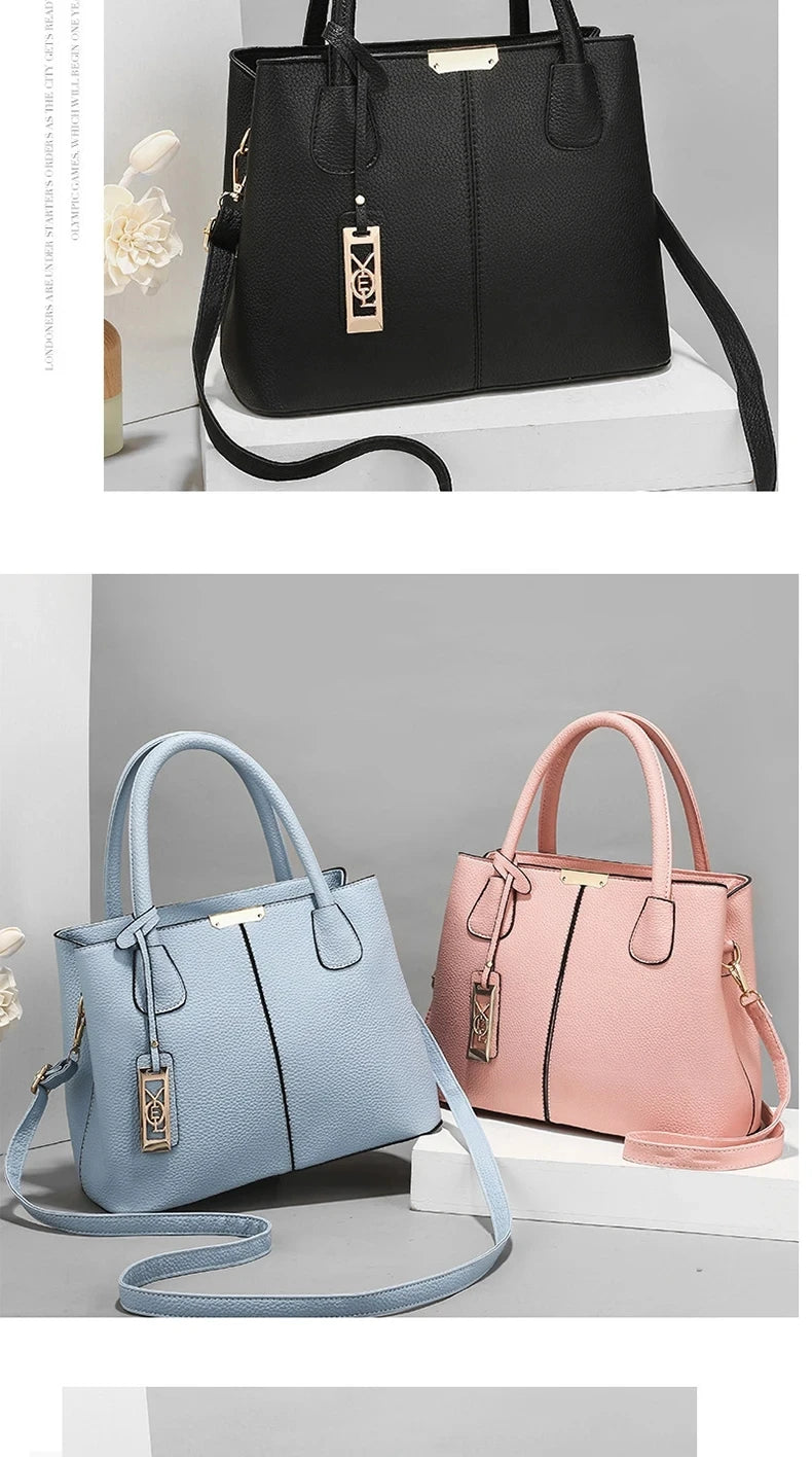Famous Designer Brand Bags Women Leather Handbag New Luxury Ladies Purse