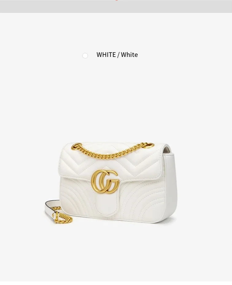 2025 High-end water ripple bag for women, classic chain bag, fashionable checkered heart-shaped women's bag, crossbody bag