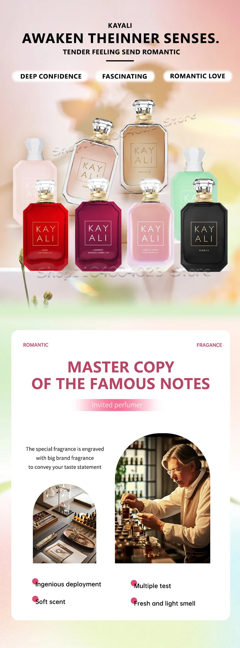 100ML KAYALI 48 Perfume Vanilla Candy Rock Sugar Eau de Parfum For Unisex Original Arabic Perfume Middle Eastern Brand Perfumes